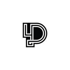 Minimalist YD DY Monogram Icon Logo for Timeless Branding