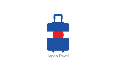 Japan travel and tour logo icon template