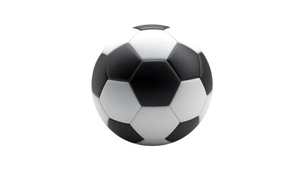 Obraz premium Classic Soccer Ball Isolated on Black Background football