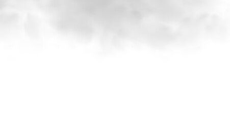 single white cloud with transparent background
