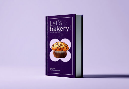Single Book Cover Mockup