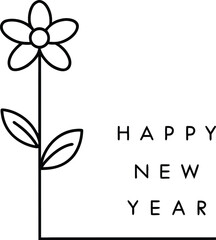 a single blooming flower growing beside a small  