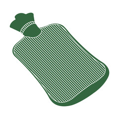 Hot water bag icon