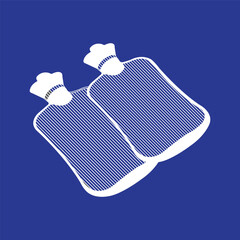Hot water bag icon