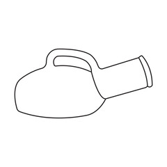 Male plastic urinal