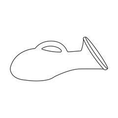 Womens plastic urinal design