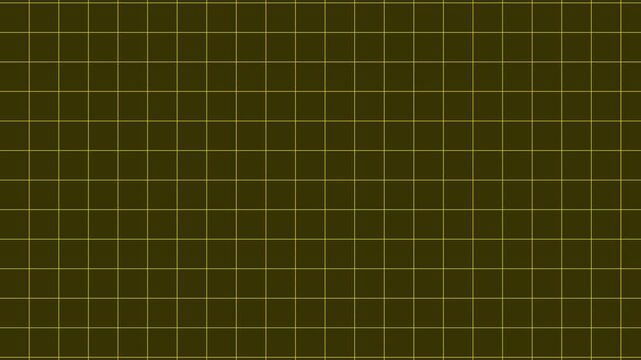 Dark Olive Green Grid Pattern with Yellow Lines. grid, graph, paper, blueprint, squared, lines, pattern, background, dark olive green, khaki, yellow, mustard, geometric, abstract, science
