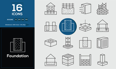 Clean Flat Icons Set for Digital Marketing and Media Design