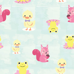 cute teddy all over pattern print illustrations vector art
BOW TIE AND STRAWBERRY CONVERSATIONAL SEAMLESS PATTERN ALL OVER PERINT WITH DARK BLACK AND POLKA DOTS BACKGROUND VECTOR ILLSUTRATION
