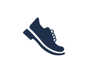 Athletic Shoe Icon  Modern Footwear Symbol Design
