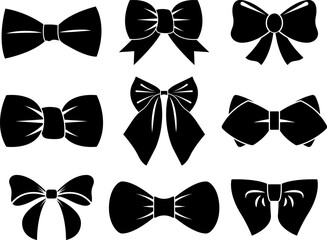 Bow Tie Eps, Vector Images Black and White