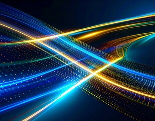 Generated image　光のネットワーク