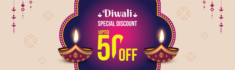 Diwali Special Discount Advertisement, Banner, Poster, Design vector template, Creative flyer concept, Graphic design element