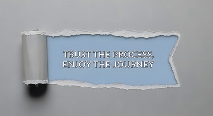 Discover inner peace with this inspirational message, Trust the Process, Enjoy the Journey, a perfect mantra for mindfulness, motivation and positive vibes
