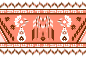 Seamless geometric pattern on a white background.Native American tribal fabric. Ethnic motif. tiles, picture books, rug, carpet, Patola saree. design vector for woven textile printing blanket fashion