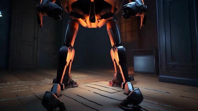 Futuristic space robot, autonomous programmable new color technique