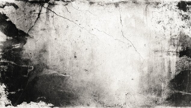 Grayscale textured background with cracks and marks