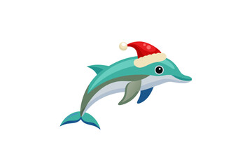 dolphin isolated on white background