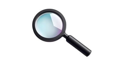 Magnifying Glass with Colorful Lens Reflection tool