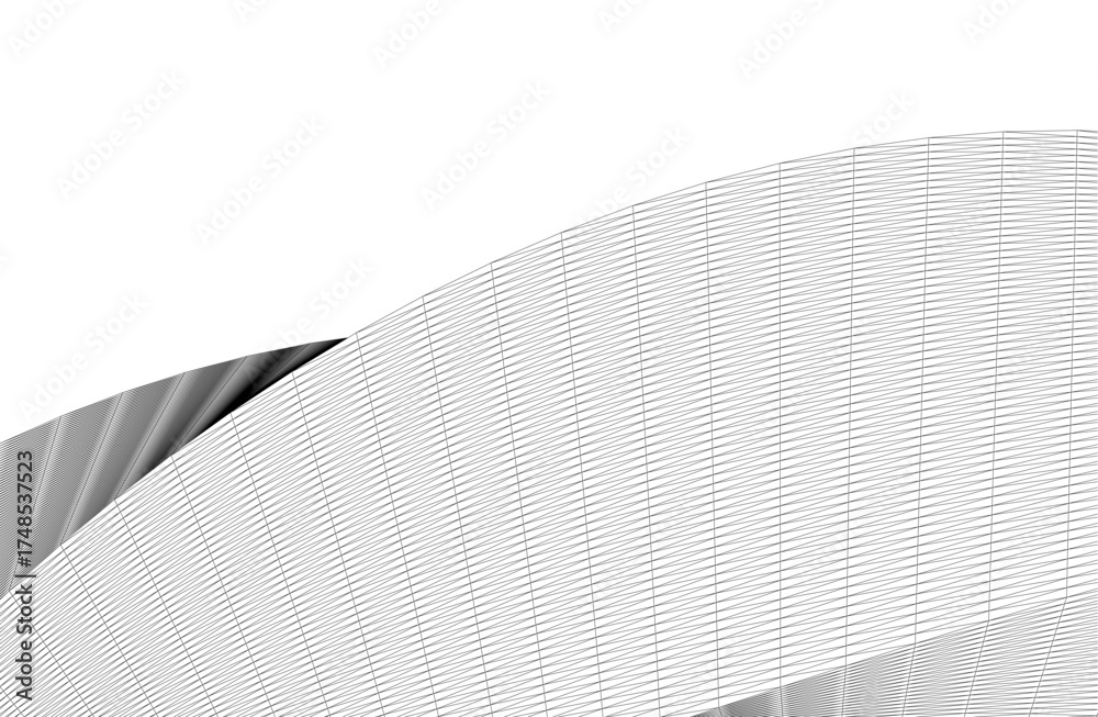 Wall mural abstract geometry. structure background