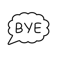 Bye Icon