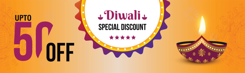Diwali Special Discount Advertisement, Banner, Poster, Design vector template, Creative flyer concept, Graphic design element