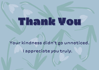 Thank you card