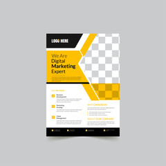 Marketing flyer design, business proposal, promotion, advertising, publication, and cover page.