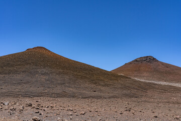 Puʻulīlīnoe Summit is a cinder cone or scoria cone.  Till or glacial till is unsorted glacial sediment. Makanaka Glacial Member. Mauna Kea is a dormant shield volcano on the island of Hawaiʻi 