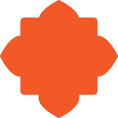 Indian traditional frame, Abstract Ornamental Shape Design