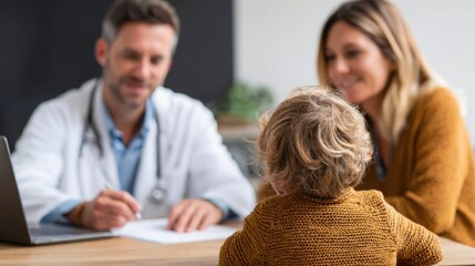 Medical Poster About Childhood Nocturnal Enuresis Awareness and Family Support in a Clinical Healthcare Environment