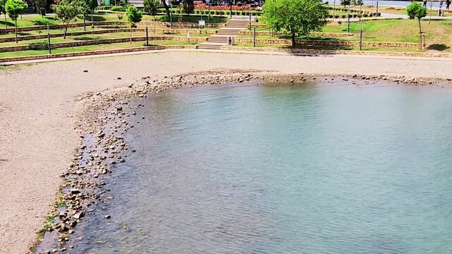 Trabzon ganita beach, rocks and sea