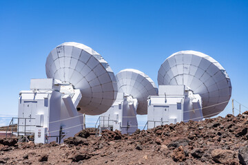 The Submillimeter Array (SMA) consists of eight 6-meter diameter radio telescopes arranged as an...