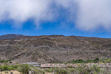 Mauna Kea is a dormant shield volcano on the island of Hawaiʻi / Big Island.  The Onizuka Center for International Astronomy Visitor Information Station