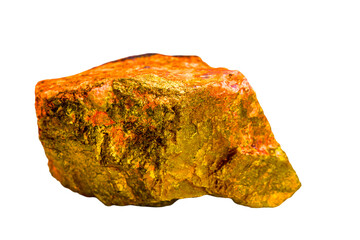 uranium, a mineral used in nuclear research in the United States and Iran. Precious and radioactive mineral. Radiation concept.