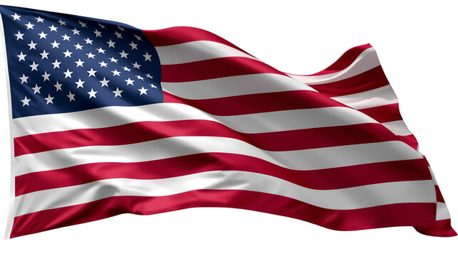 Rippling American Flag Against Black Background Keywords: USA, flag, united states, america