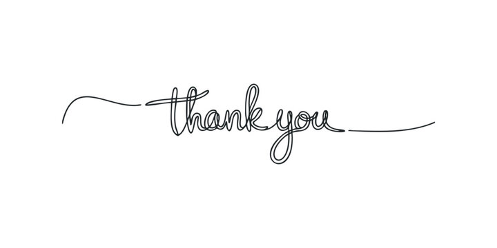 Handwritten script expressing gratitude and appreciation