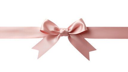 Soft Pink Satin Ribbon Bow on Black Background soft pink ribbon
