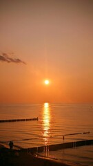 sunset over the sea © Micha