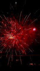 fireworks in the night sky © Micha