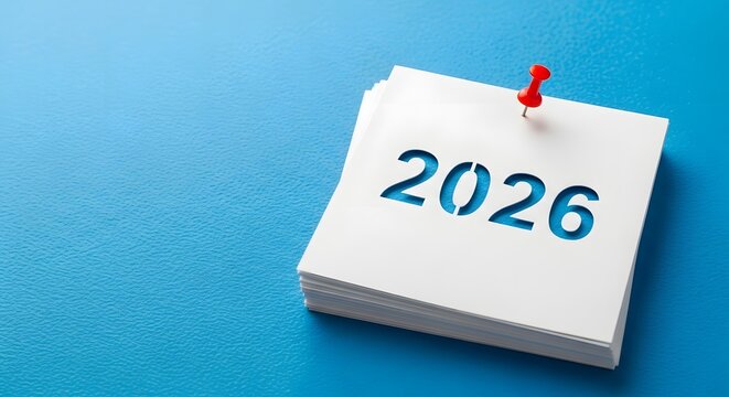 Mark your calendars for 2026 with this vibrant reminder, perfect for planners, milestone celebrations, and future-focused marketing campaigns