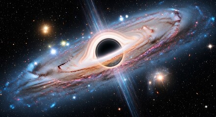 Cosmic Black Hole - A Celestial Marvel of the Universe.