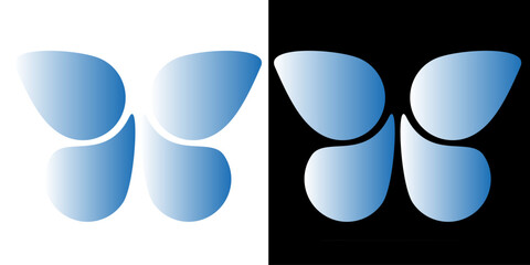 abstract blue background with colorful circles