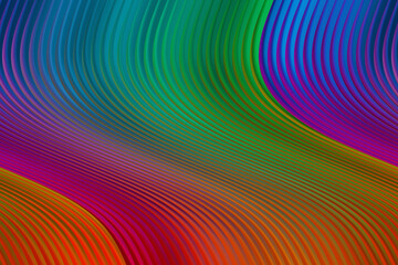 Abstract colorful wavy lines forming a dynamic background pattern