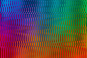 Wavy vertical lines in rainbow gradient, abstract background texture