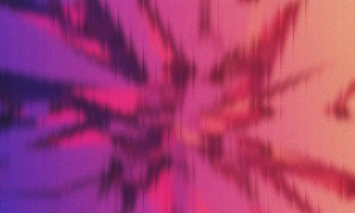 Abstract blurred pink purple and orange gradient with vertical lines