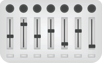 Mini digital controller. vector illustration