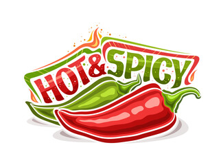 Vector logo for Hot and Spicy
