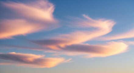 Obraz premium sunset sky with clouds