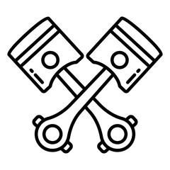 Vector design of piston rods